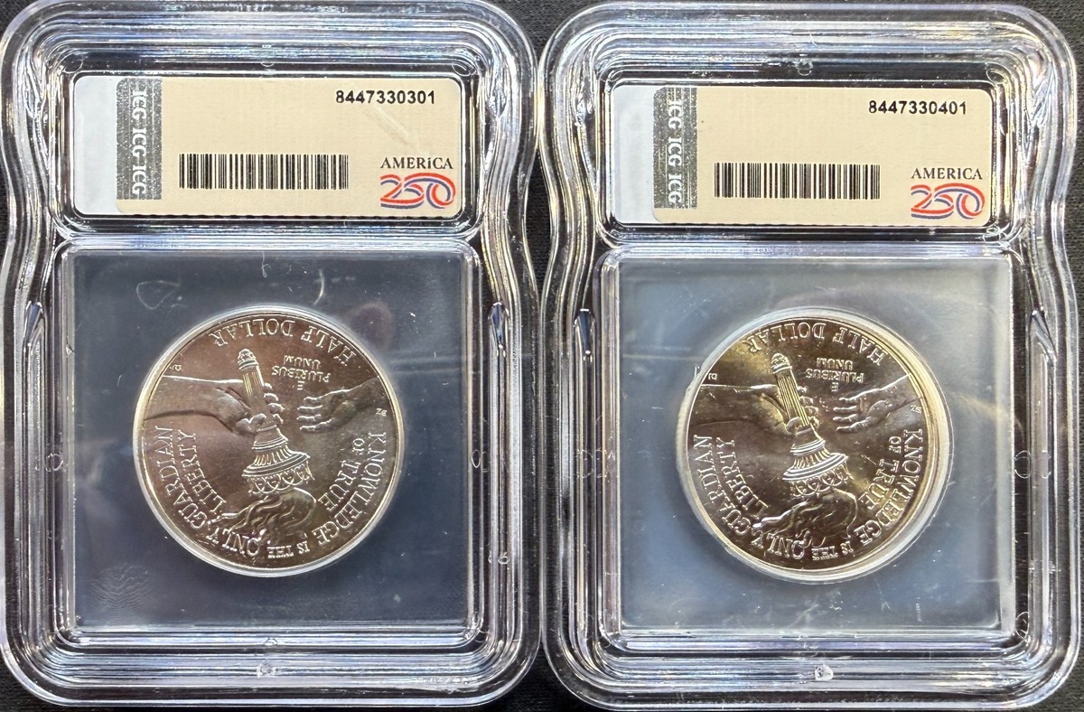 値下げします(7,000円→5.000円) 1776-2026-D/P Semiquincentennial Initial Release ICG MS66 50C 2