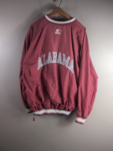 Rare 1990's Vintage STARTER Alabama Golf Windbreaker Pullover Jacket Size XL - Picture 10 of 13