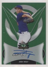 2019 Leaf Valiant Green Prismatic 33/99 Josh Wolf #BA-JW2 Auto 0a17