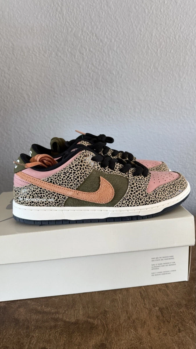 Nike Mens 10.5 Arts/Rec  Sneakers in Pink, Black & Tan Leopard Brand New! FIRST LOOK: Nike SB x Arts & Rec – No-Comply Skateshop main image 4