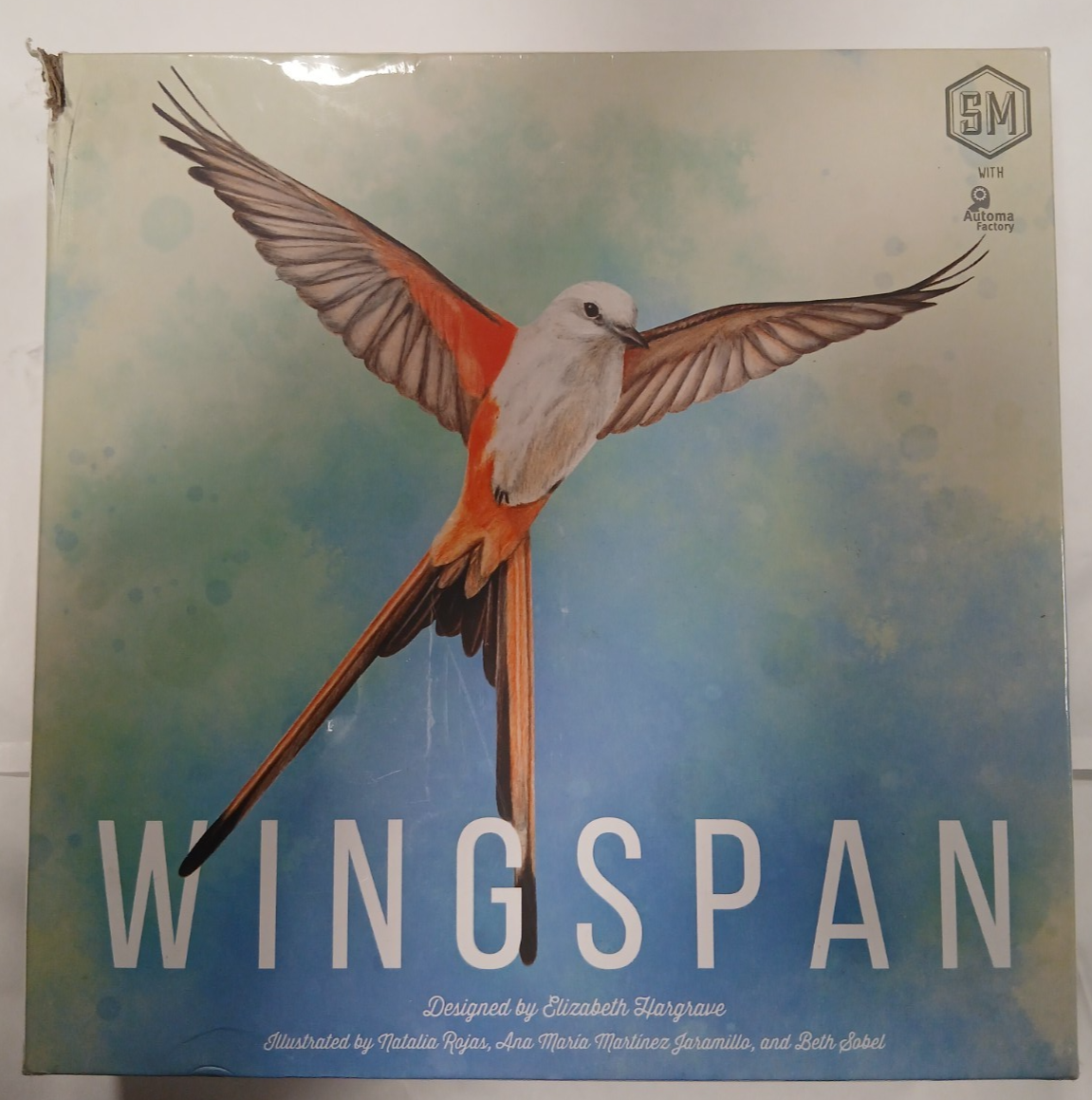 Wingspan Board Game 2nd edition (STM910) NEW/Damaged box