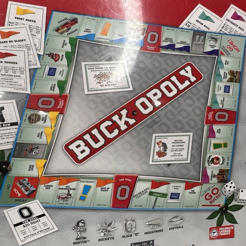 Buckopoly Spiel Ohio State University Monopoly Brettspiel Neu Versiegelt - Bild 6 von 10