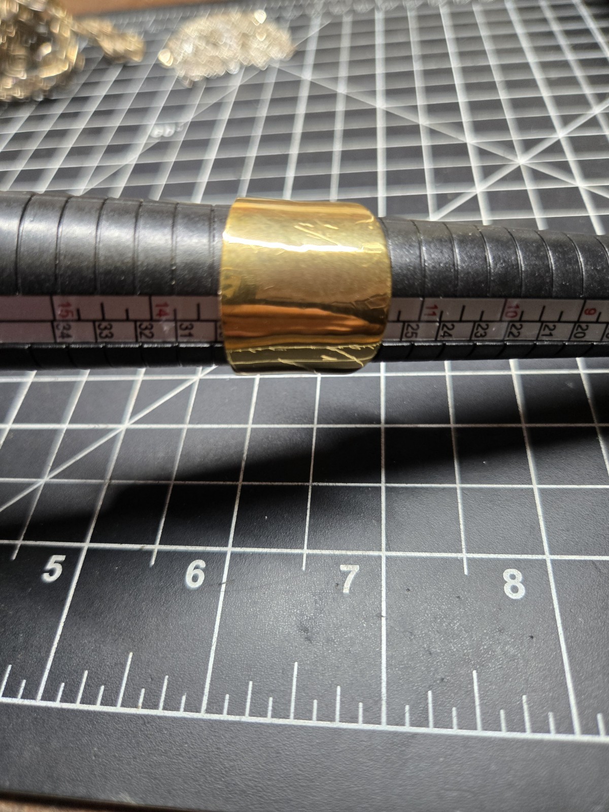 large statement ring gold plated sterling silver … - image 10