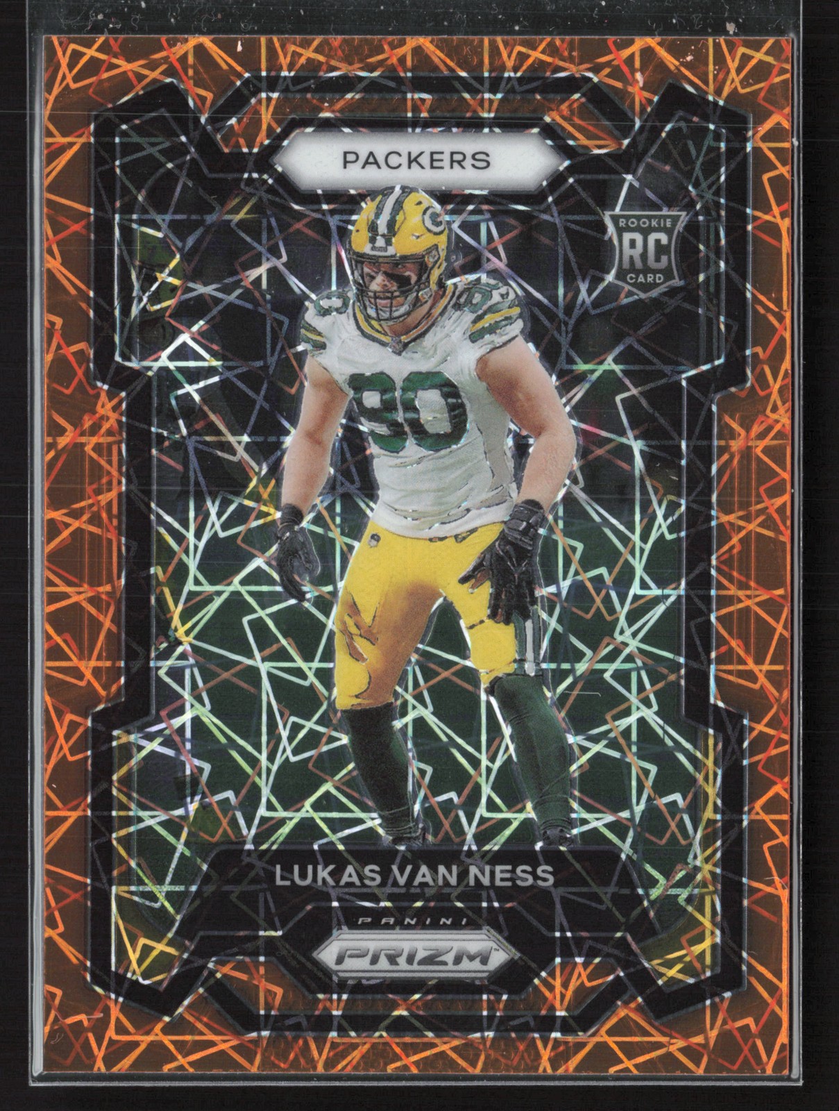 2023 Panini Prizm #336 Lukas Van Ness Lazer