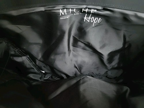 NEW Miche Prima Shell "Hope" Retired Pink colorful word print faux leather - Picture 6 of 7
