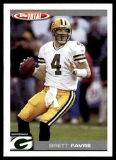 2004 Topps Total Team Checklist Brett Favre Green Bay Packers #TTC12