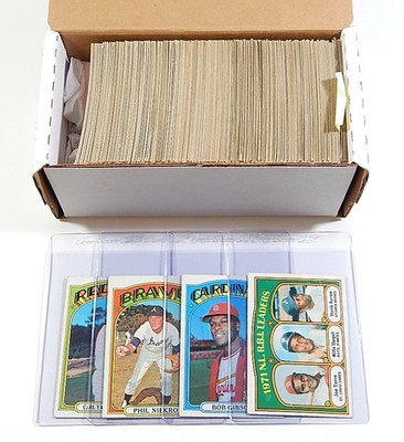 1972 Topps Baseball Starterset (353 Unterschiedskarten) BV $1493