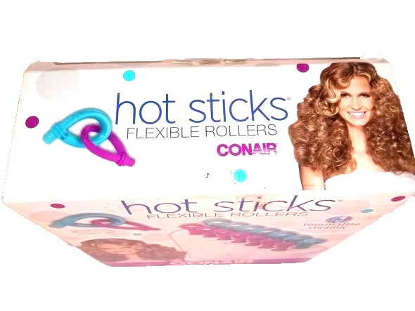 Conair Hot Sticks Flexible Rollers Tourmaline Ceramic Hair Curlers 14 Rollers - Image 3 of 4