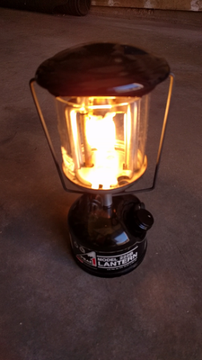 Vintage Coleman Peak 1 Backpacking Lantern Model 222B, 1993 Made