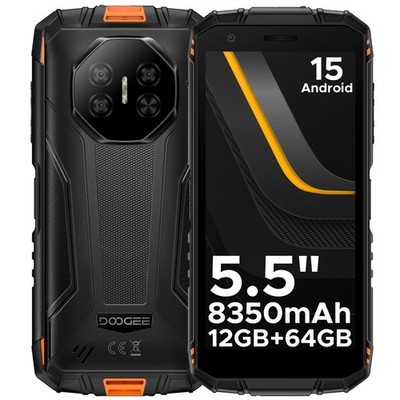DOOGEE Fire3Ultra Android 15 Rugged Cell Phone 8350mAh Smartphone 24GB+256GB New