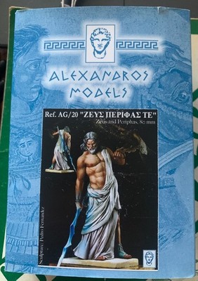 ALEXANDROS MODELS 80mm Athene und Zeus - schöne große Fantasy Skulpturen