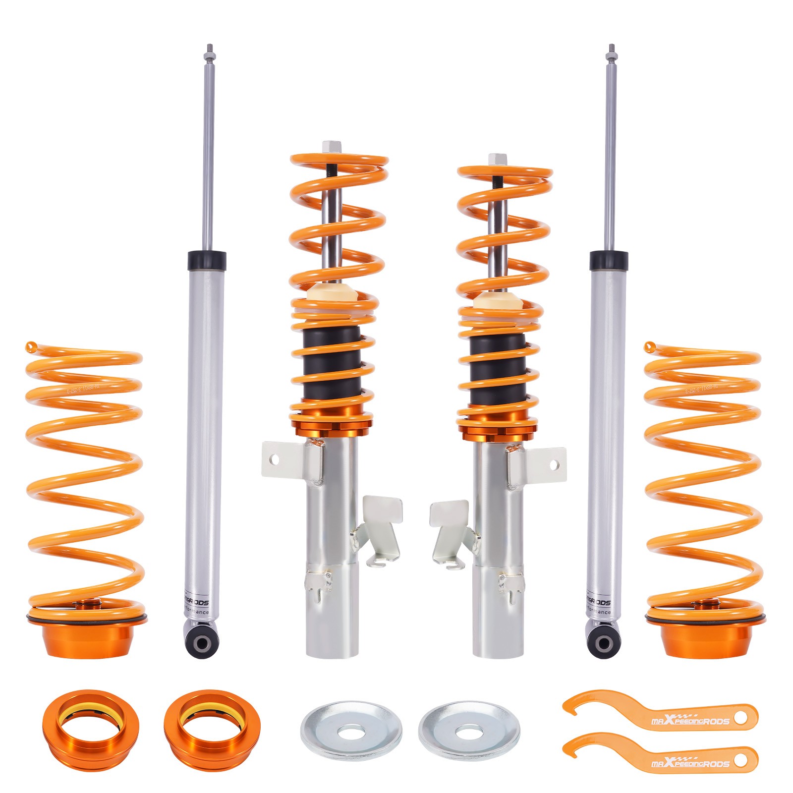 Coilover Spring Strut Kit For Ford Focus MK2 2004-2011 Hatchback 1.4 1.6 TDCi