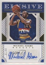 2017-18 Panini Cornerstones Elusive Ink Gold 8/10 Michael Adams #EI-10 Auto o1h