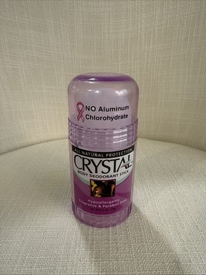 CRYSTAL Body Deodorant Stick Unscented, 4.25 Ounce NEW Safe for Environment