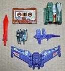 Vintage G1 Transformers Ramhorn + Parts Lot Blitzwing Grimlock Overkill Scrapper
