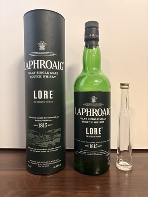 LAPHROAIG LORE 1815 Islay Single Malt Scotch Whisky 40 ml 4 cl Sample Probe