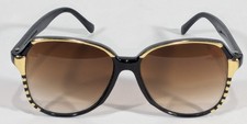 Roc women sunglasses vintage 80s  black gold ...