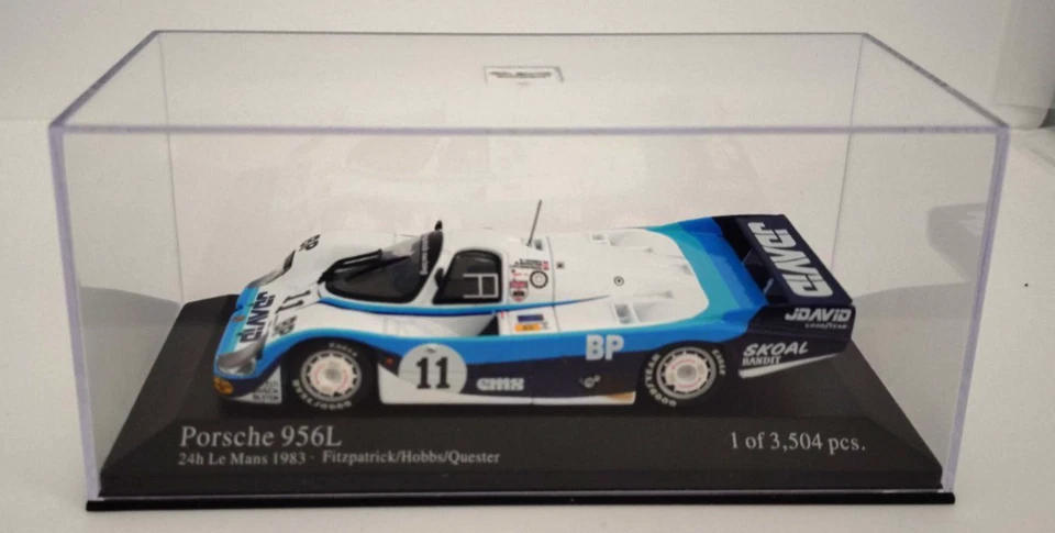 Minichamps 1:43 Porsche 956L #11 Fitzpatrick/Hobbs Le Mans 1983 MIB — 第 3/4 张图片