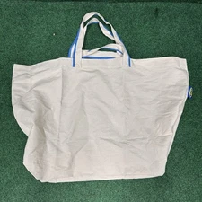 IKEA VINTAGE Large Reusable Tote Bag Shopping Grocery Laundry Storage Travel
