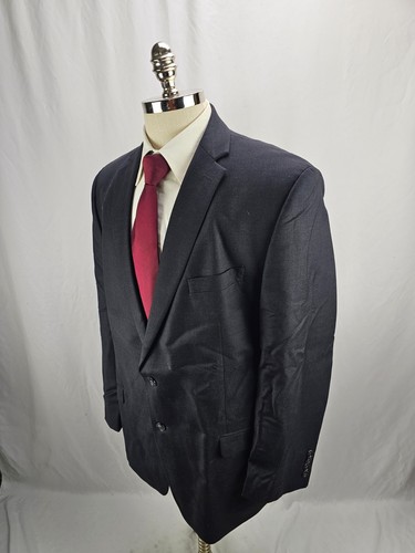 Calvin Klein Men's Black Wool Blazer Jacket 44L - Picture 3 of 8