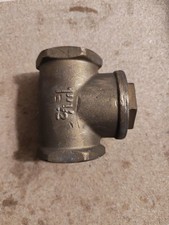 VALVOLA DI RITEGNO OTTONE CLAPET NON RITORNO 1" 1/2