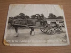 Vintage Photo WW2 Military Soldiers Horse & Cart June 44 Invasion Transportation