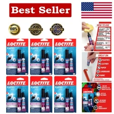 Two-Part Clear Adhesive System - Strong Bond for Wood, Plastic, and Metal