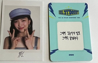 ITZY Ryujin Pop-Up Photocard 50,000 KRW Message Card