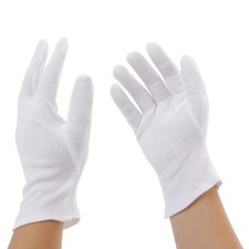 5 Paar Baumwollhandschuhe Handschuhe Baumwolle Trikot Handschuhe cotton glove...
