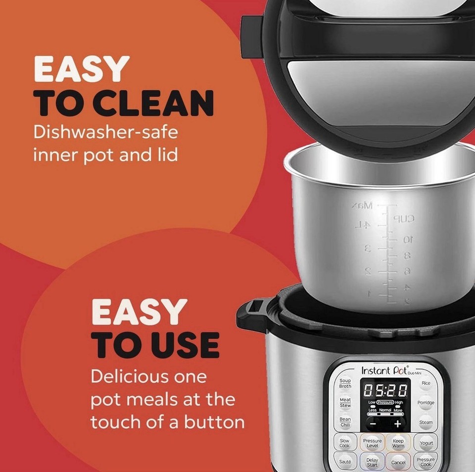 Instant Pot Duo 3 Mini Multi Cooker 3L | eBay UK