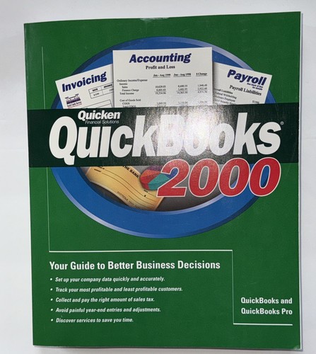 Intuit Quickbooks Pro 2000 for Windows Quicken Financial Services Software - Picture 15 of 19