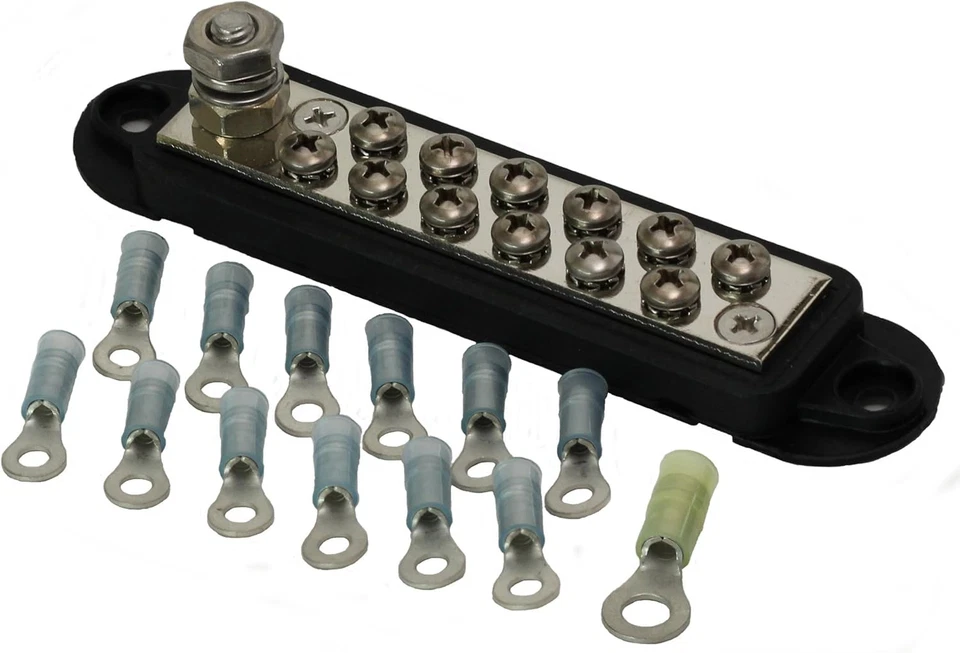 Fastronix 12 Terminal Ground Distribution Block Kit Silver - Image 3 of 4