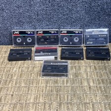 Lot 9 Used JVC, Sony, Fuji Film, Mini Digital Video Cassette DVM60
