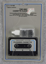NOS Vintage Realistic Cassette Tape Two-Way Cleaning Kit Radio Shack 44-1162