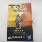 Kre-O GI Joe Cobra BAT Trooper Kreo Mini Figure 2013 Sealed Hasbro Fits Lego