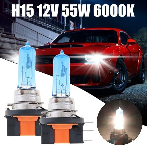 Light Bulbs Halogen Bulbs Glass H15 MT/manual For Car Bulb Light Globe - Picture 2 of 11