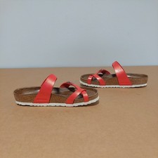 Birkenstock Mayari Icy Metallic Poppy Birko-Flor Narrow SIZE L8 L8 M6 