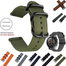 Woven Nylon Watch band For Garmin Forerunner 265 Vivoactive 5 4 4S Venu 3 Strap