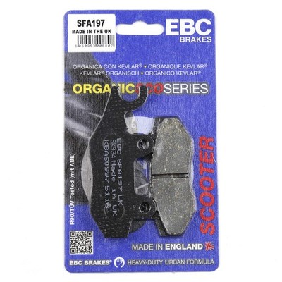 EBC SFA197 Organic Scooter Brake Pads Front - KEEWAY 250i Silverblade 13-15