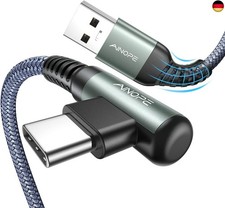 AINOPE [2-Pack, 1.6ft] USB to USB C Cable, 3.1A Type C Charger Fast Charging