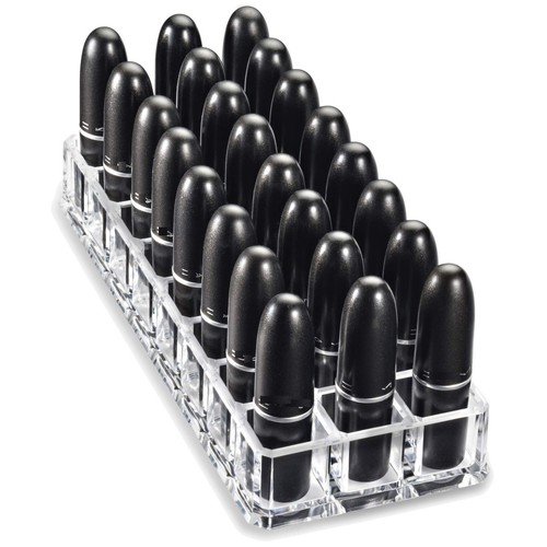Acrylic Lipstick & Acrylic Lip Gloss Organizer 48 Space Beauty - Clear - Picture 9 of 9