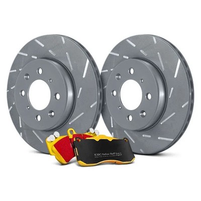 For Volkswagen Jetta 03-04 EBC Stage 9 Super Sleeper Slotted Front Brake Kit