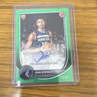 New Listing2023-24 Topps Bowman Joan Beringer Timberwolves RC Green Auto RY-41 06/99