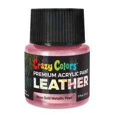 Rose Gold Metallic Pearl Acrylic Leather Shoe Paint, 2 oz - Sneakers, Bags