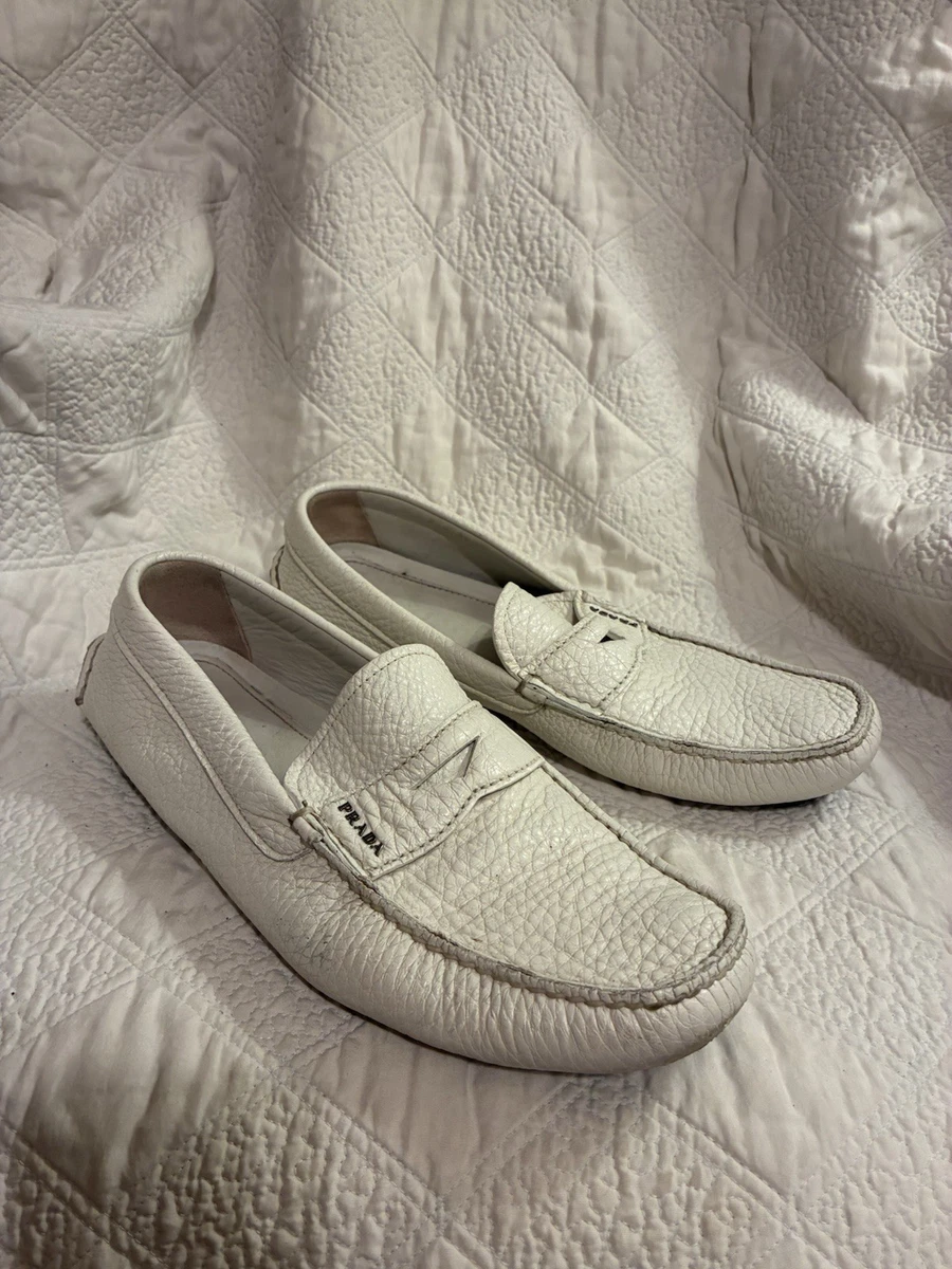 PRADA Loafer White Casual Shoes for Men for sale | eBay