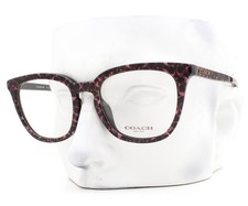 Coach Eyeglasses HC 6222U 5783 Glasses Black Signature Pink C Logo 51mm No Case