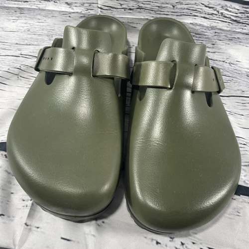 Birkenstock Boston Essentials EVA Men's Sandals 1026215 Green - Picture 4 of 9