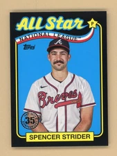 Spencer Strider - 2024 Topps Series 2 - All Star Black Border /299  Braves