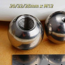 Stainless Steel Ball Diameter Threaded Bearing Balls Rod End 20/22/25mm x M12