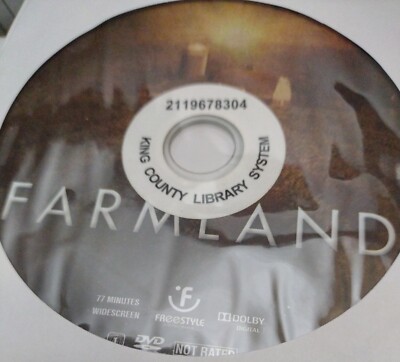 Farmland (DVD disc only, 2014) documentary, farmers, ranchers